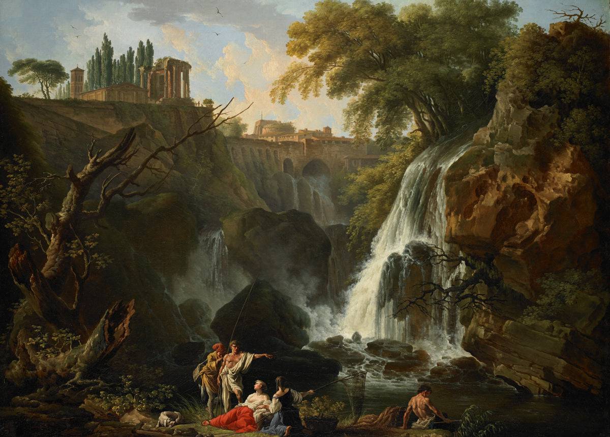 The Cascade at Tivoli - Claude-Joseph Vernet