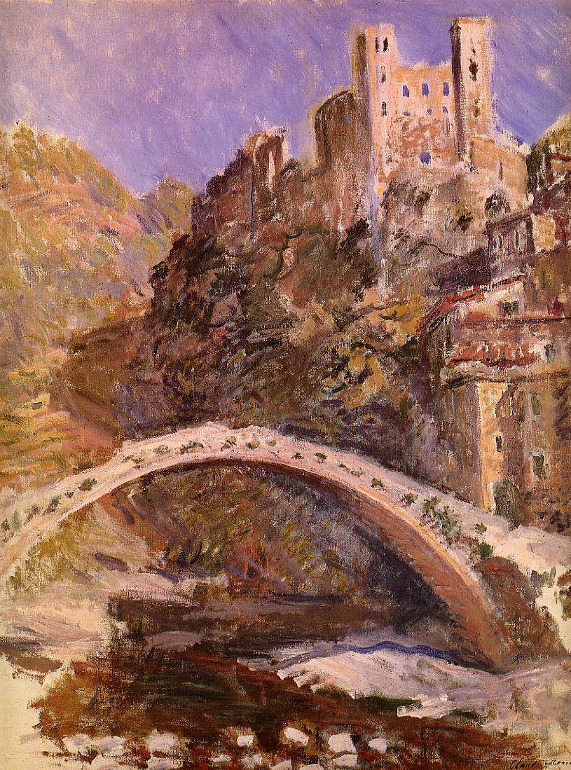 The Castle of Dolceacqua - Claude Monet