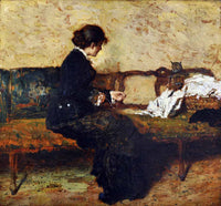 The cat on the linen