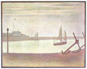 The Channel at Gravelines, Evening - Georges Seurat