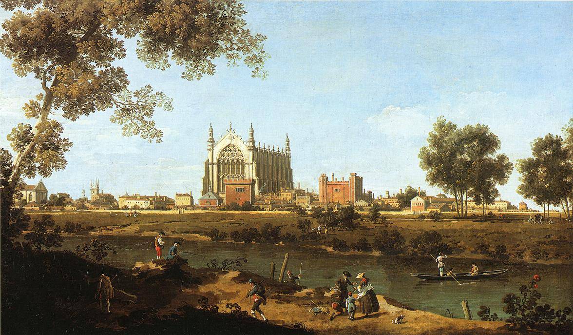 The Chapel of Eton College - Canaletto