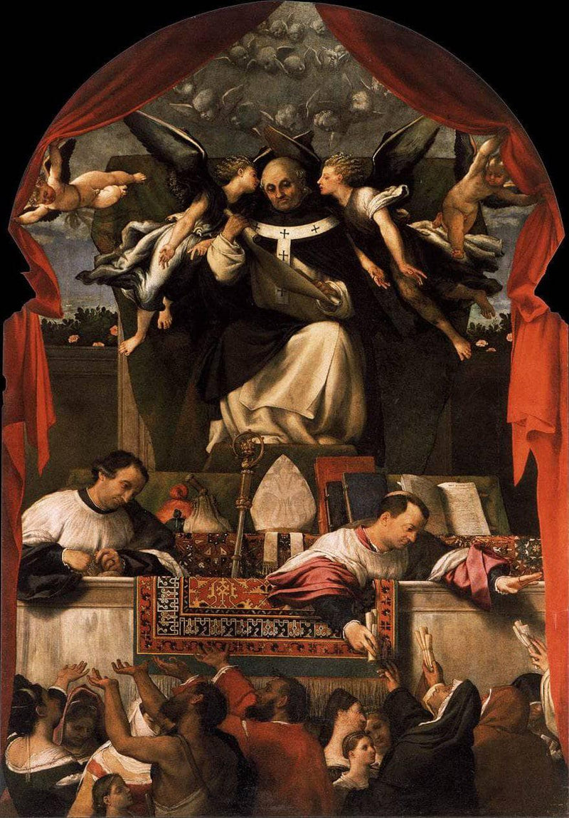 The Charity of St. Anthony on gallery wrap