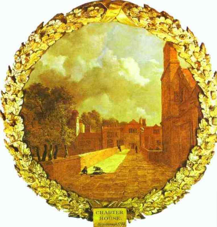 The Charterhouse, London by Thomas Gainsborough — hand-painted botanical oil painting reproduction on canvas
