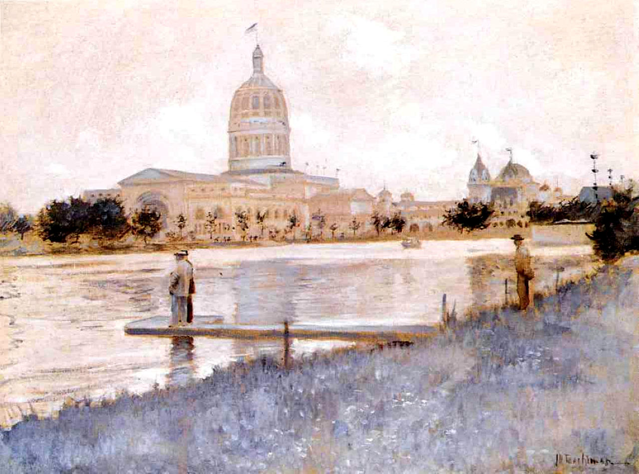 The Chicago World's Fair, Illinois Building - John Henry Twachtman