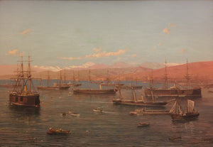 The Chilean Squadron in 1879 - Thomas Somerscales