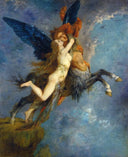 The Chimera by Gustave Moreau — landscapes oil painting wall art, Symbolism