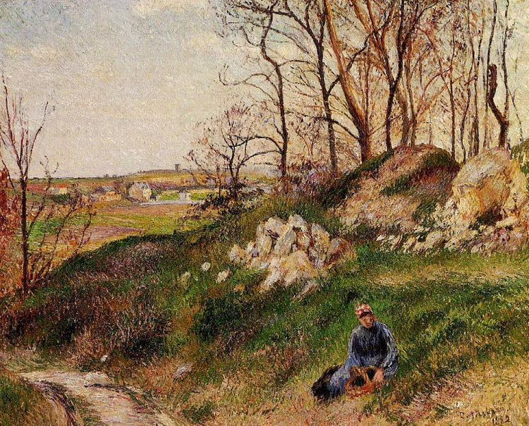 The Chou Quarries, Pontoise - Camille Pissarro