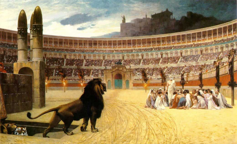 The Christian Martyr's Last Prayer on gallery wrap