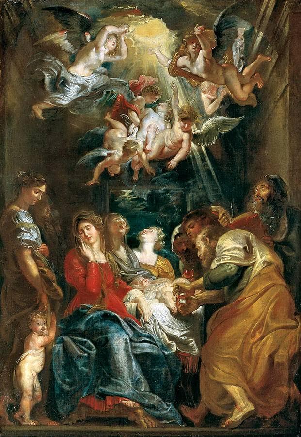 The Circumcision of Christ by Peter Paul Rubens — hand-painted cultural oil painting reproduction on canvas