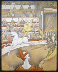 The Circus by Georges Seurat — hand-painted abstract oil painting reproduction on canvas