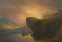 The City of God and the Waters of Life by John Martin — hand-painted landscape oil painting reproduction on canvas