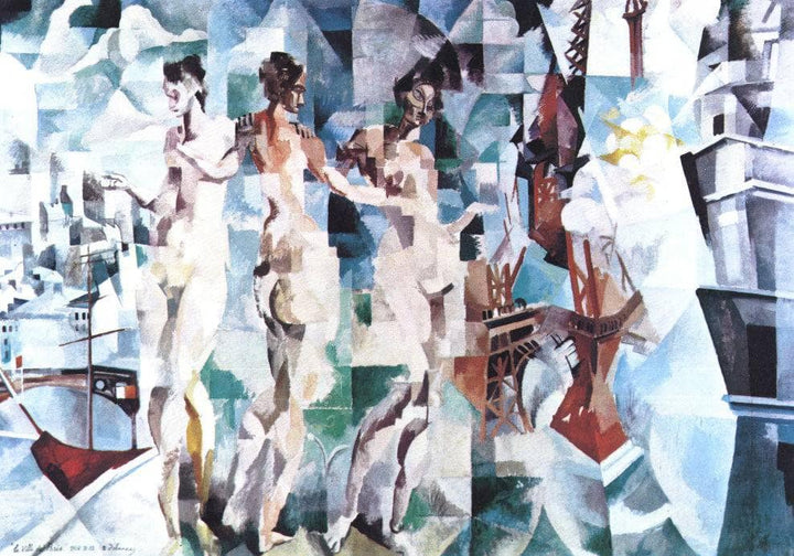 The City of Paris by Robert Delaunay — hand-painted abstract oil painting reproduction on canvas