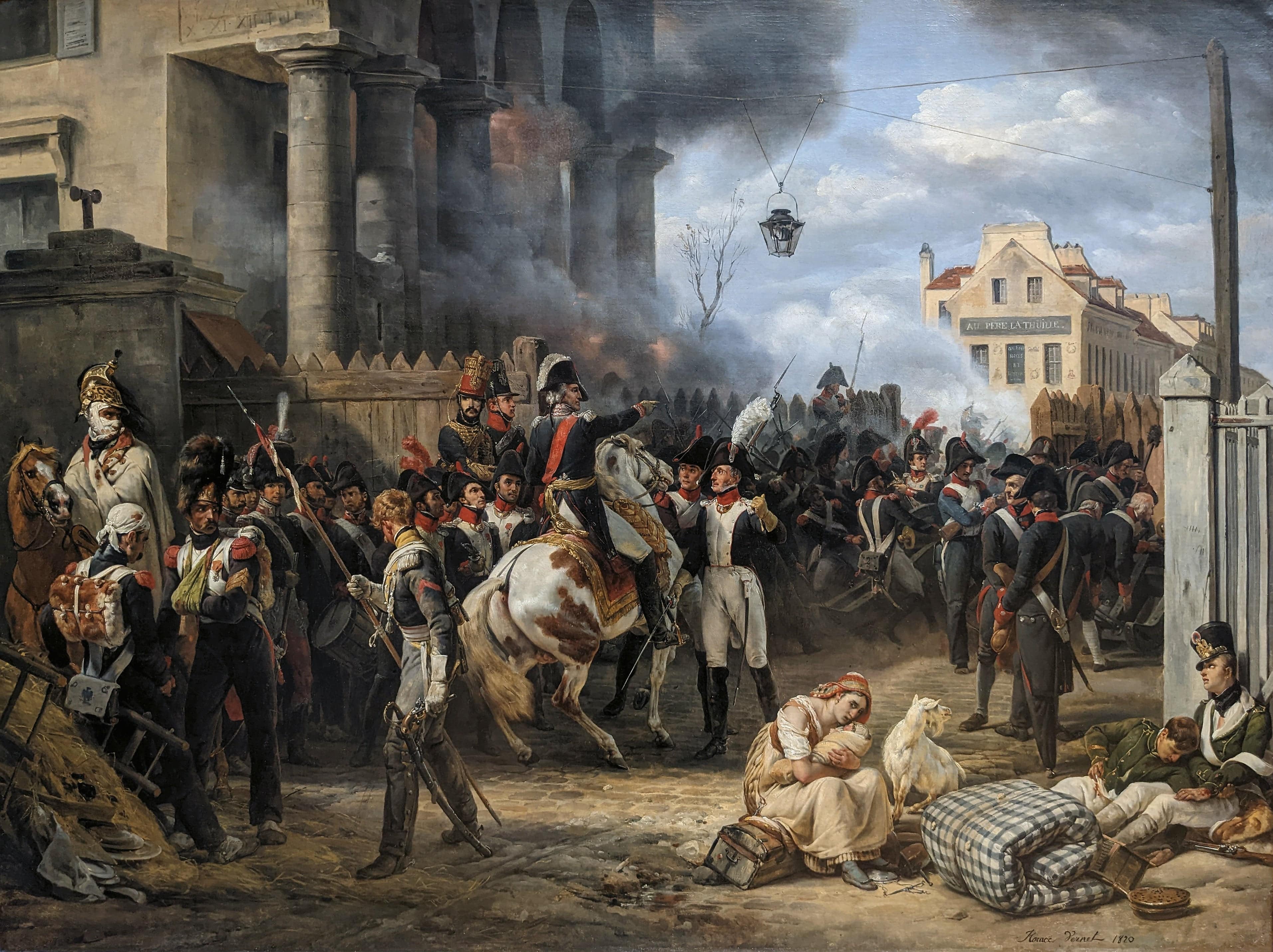 The Clichy Gate, The Defence of Paris, 30 March 1814 - Horace Vernet