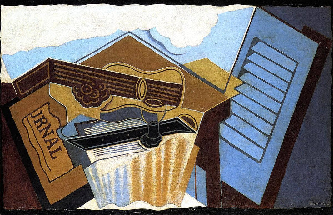 The Cloud by Juan Gris — hand-painted abstract oil painting reproduction on canvas