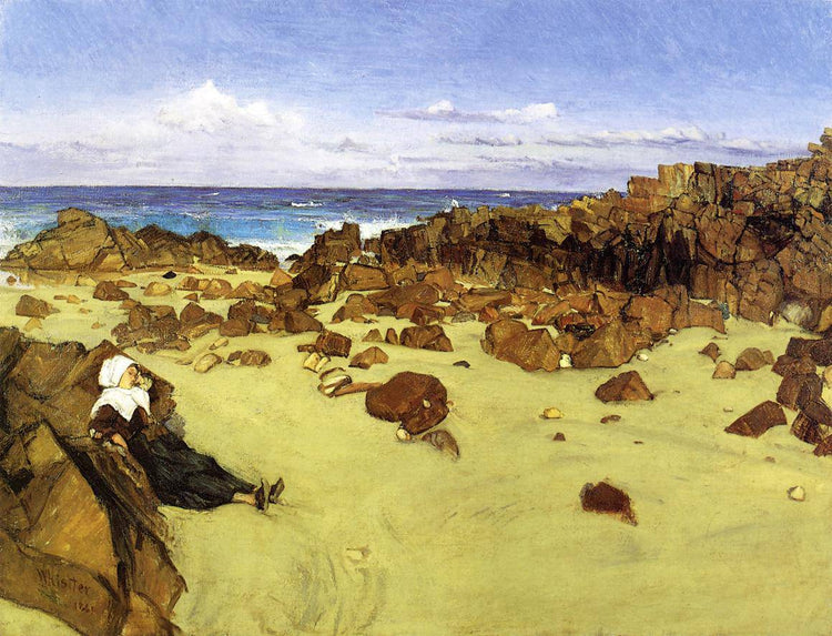 The Coast of Brittany (aka Alone with the Tide) - James McNeill Whistler