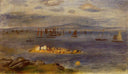 The Coast of Brittany, Fishing Boats by Pierre-Auguste Renoir — hand-painted landscape oil painting reproduction on canvas