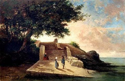 The coast of France in bedroom