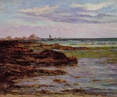The Coastline in Brittany in dining room
