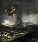 The Colossus by Francisco Goya — hand-painted cultural oil painting reproduction on canvas