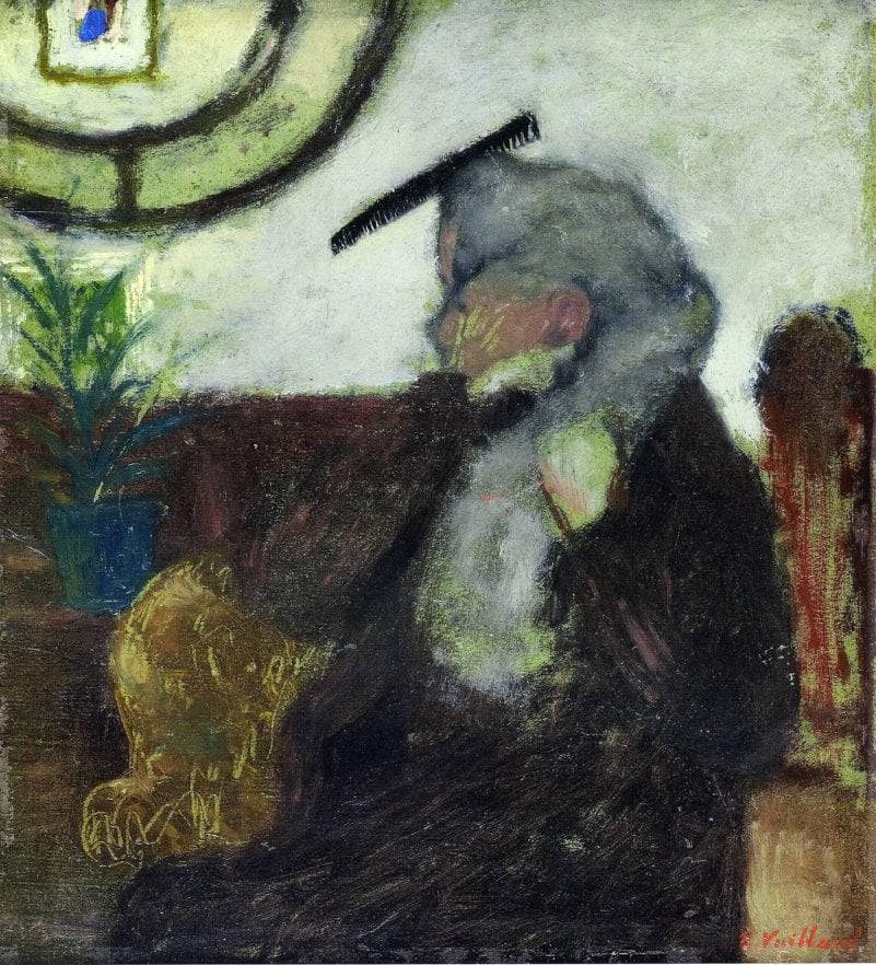 The Comb by Edouard Vuillard — hand-painted abstract oil painting reproduction on canvas