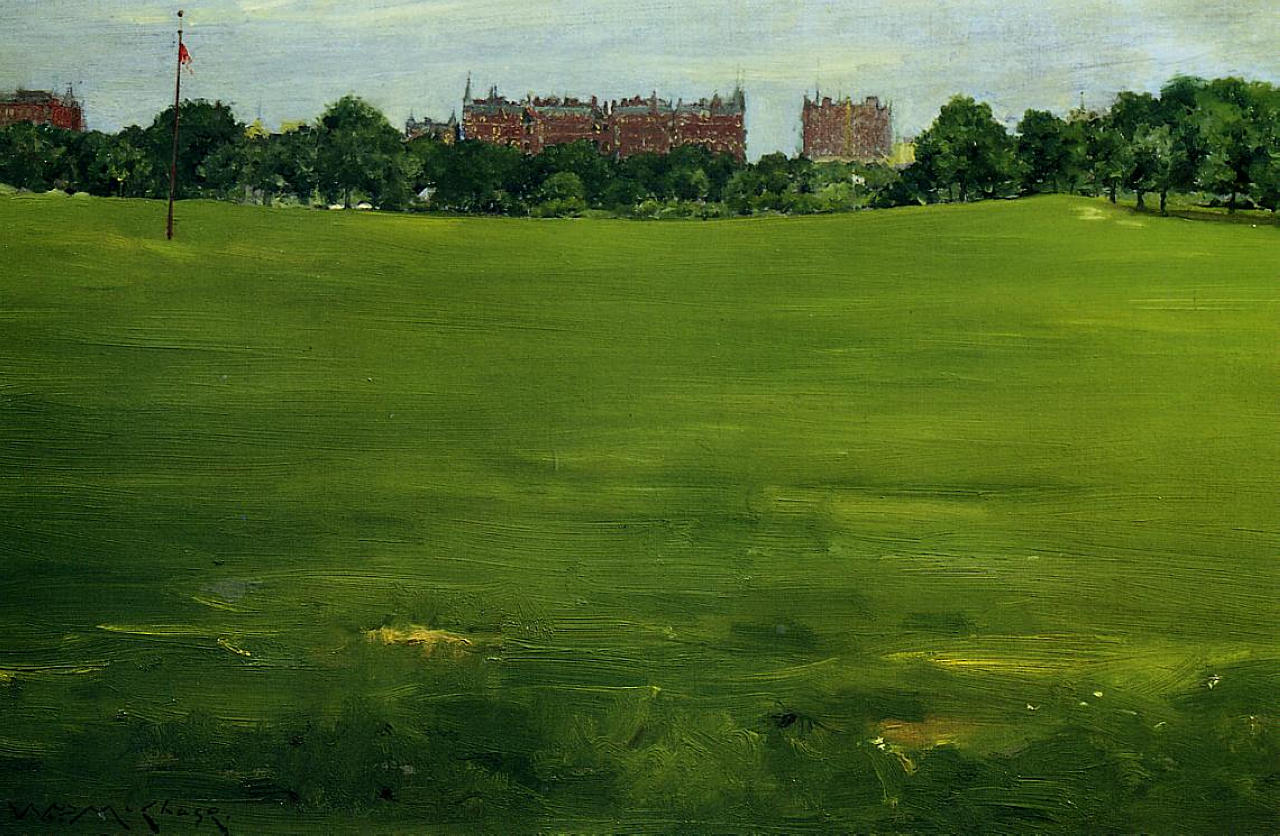 The Common, Central Park - William Merritt Chase