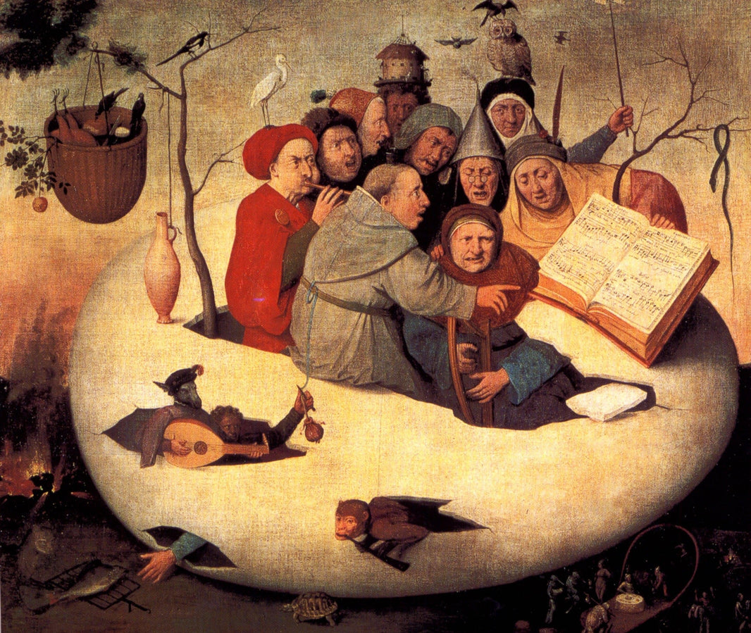 The Concert in the Egg by Hieronymus Bosch — hand-painted portrait oil painting reproduction on canvas
