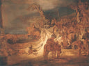 The Concert of the State by Rembrandt — hand-painted abstract oil painting reproduction on canvas