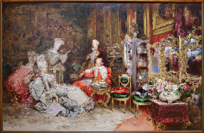 The Concertino For The Cardinal by Salvador Sánchez Barbudo — oil painting reproduction