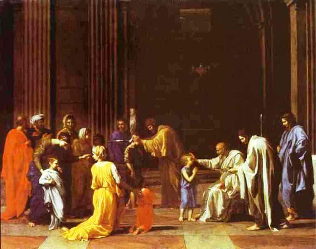 The Confirmation by Nicolas Poussin — hand-painted portrait oil painting reproduction on canvas