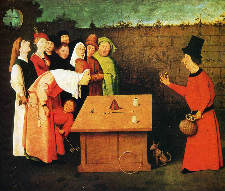 The Conjuror by Hieronymus Bosch — hand-painted portrait oil painting reproduction on canvas