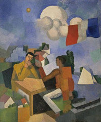 The Conquest of the Air by Roger de La Fresnaye — hand-painted abstract oil painting reproduction on canvas