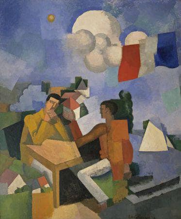 The Conquest of the Air by Roger de La Fresnaye — oil painting reproduction