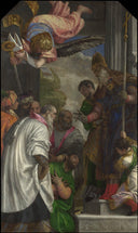 The Consecration of Saint Nicholas by Paolo Veronese — religion oil painting wall art, Mannerism Late Renaissance