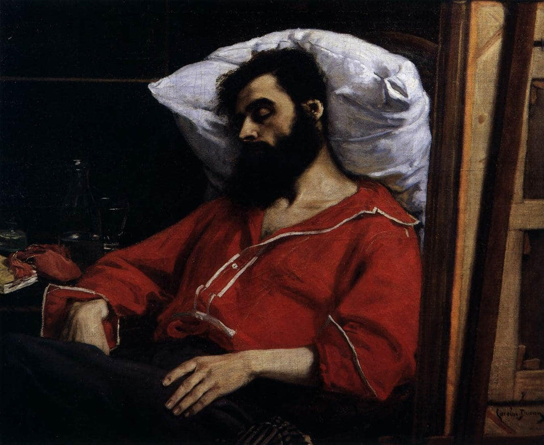 The Convalescent by Carolus-Duran — hand-painted portrait oil painting reproduction on canvas