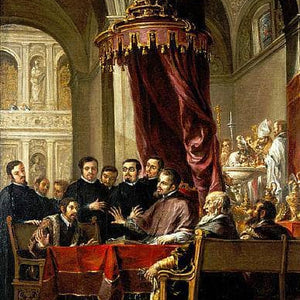 The Conversion and Baptism of St. Augustine by St. Ambrose
