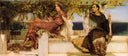 The Conversion Of Paula By Saint Jerome by Sir Lawrence Alma-Tadema, female oil painting wall art, Romanticism