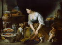 The cooker by Bartolome Esteban Murillo — life oil painting wall art, Baroque