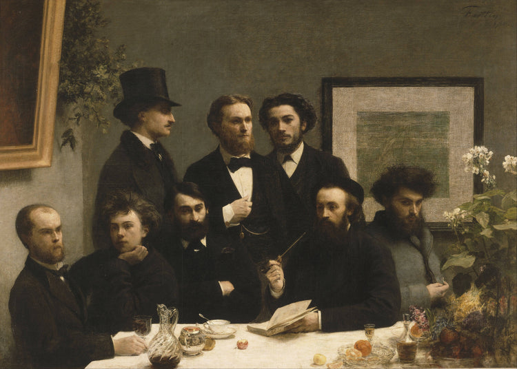 The Corner of the Table - Henri Fantin-Latour