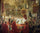 The Coronation of King William I in Königsberg in 1861 in hallway