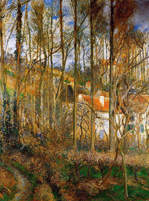 The Cote des Boeufs at l'Hermitage, near Pontoise - Camille Pissarro