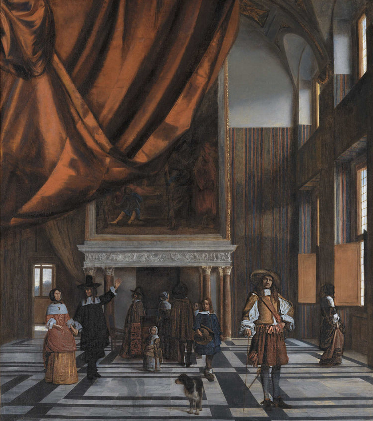 The Council Chamber of the Burgomasters - Pieter de Hooch