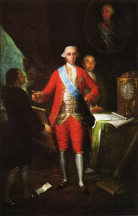 The Count of Floridablanca by Francisco Goya — hand-painted portrait oil painting reproduction on canvas