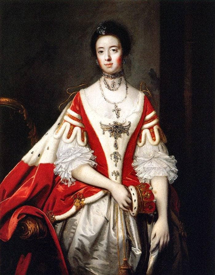 The Countess of Dartmouth by Joshua Reynolds — hand-painted portrait oil painting reproduction on canvas