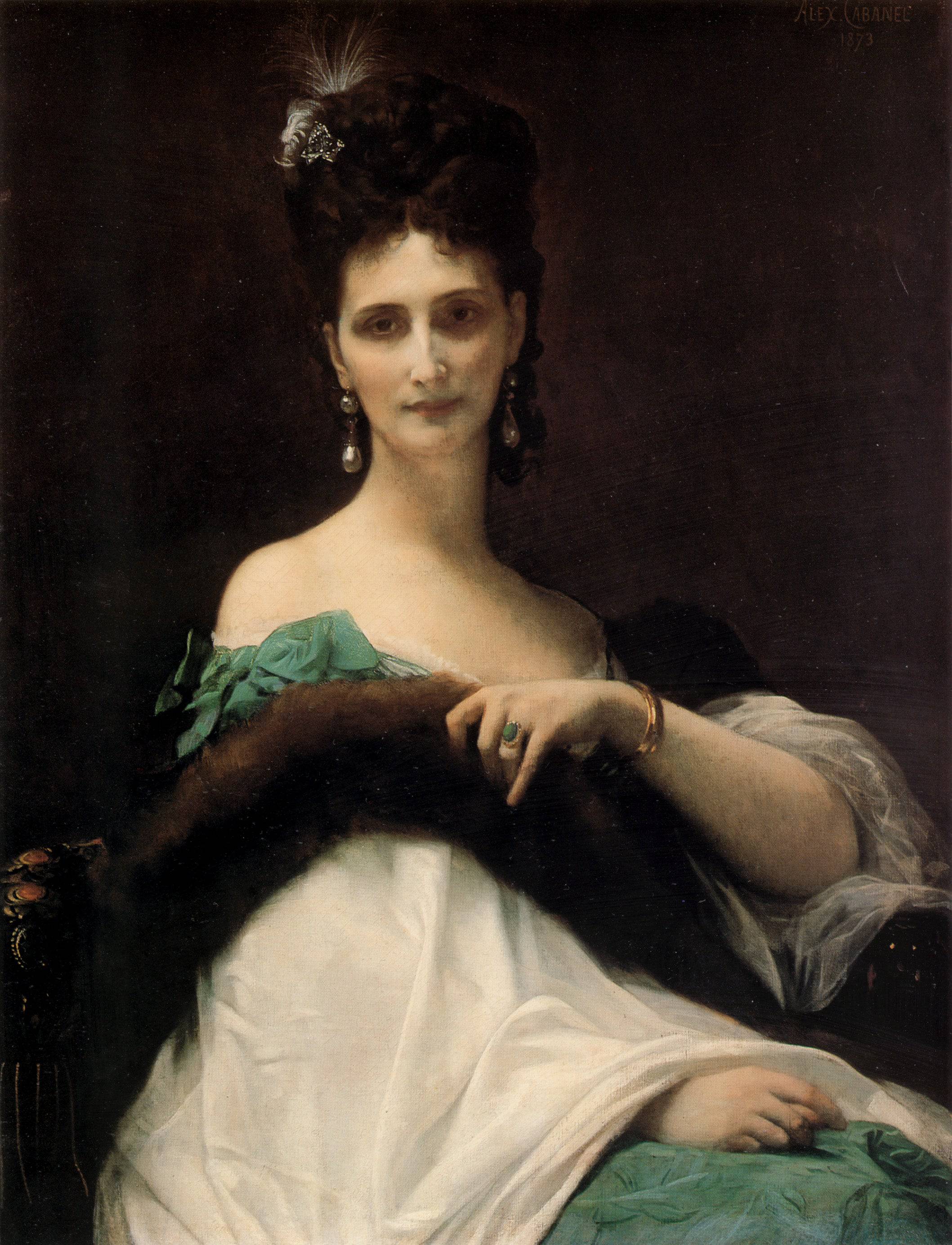 The Countess of Keller - Alexandre Cabanel