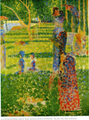 The Couple by Georges Seurat — rural oil painting wall art, Pointillism
