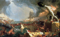 The Course of Empire: Destruction by Thomas Cole — hand-painted cultural oil painting reproduction on canvas