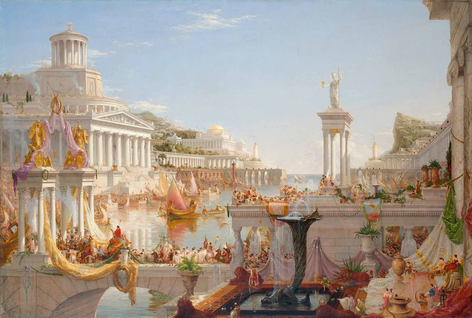 The Course of Empire: The Consummation of the Empire - Thomas Cole