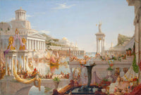 The Course of Empire: The Consummation of the Empire by Thomas Cole — hand-painted architectural oil painting reproduction on canvas