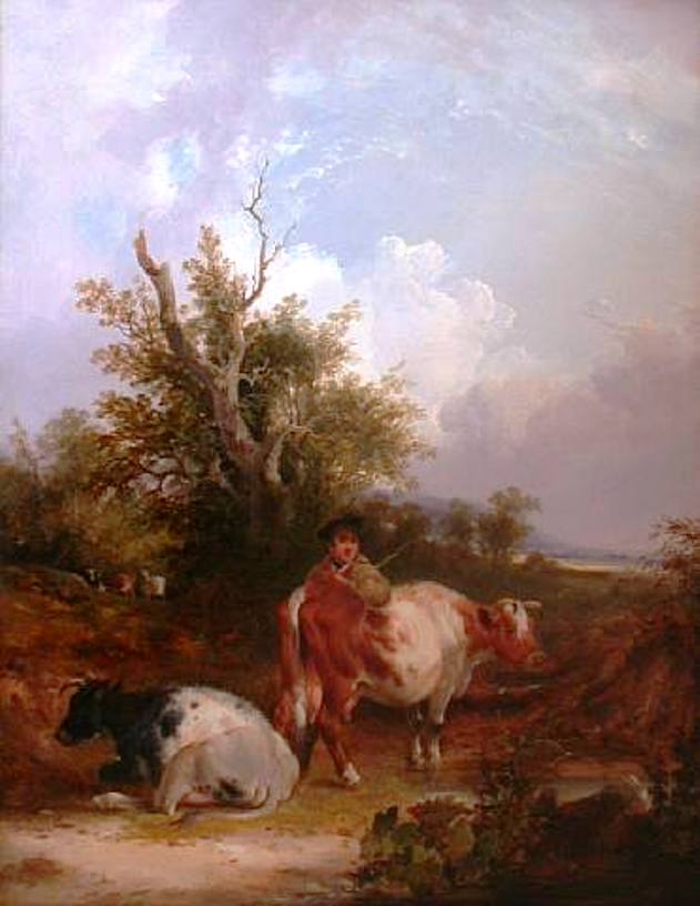 The Cowherd - William Shayer