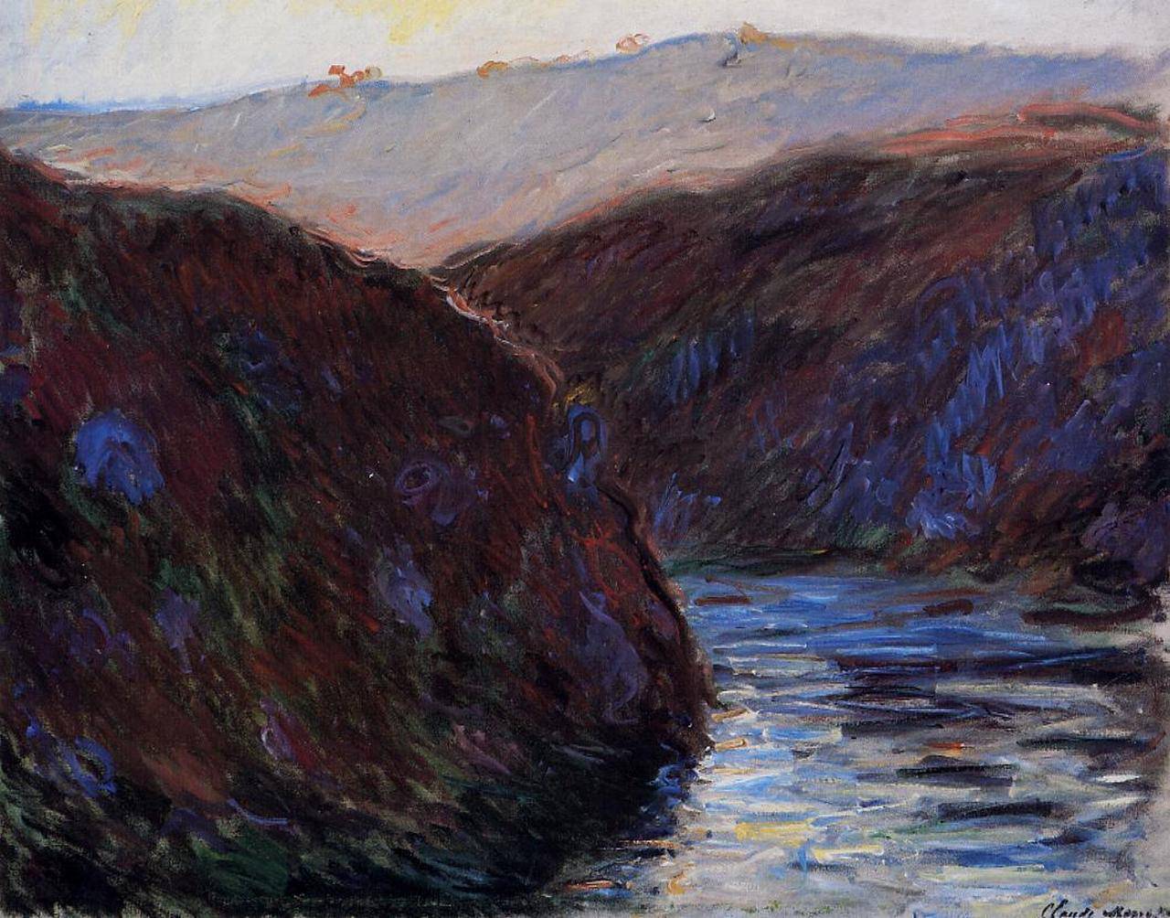 The Creuse Valley, Evening Effect - Claude Monet